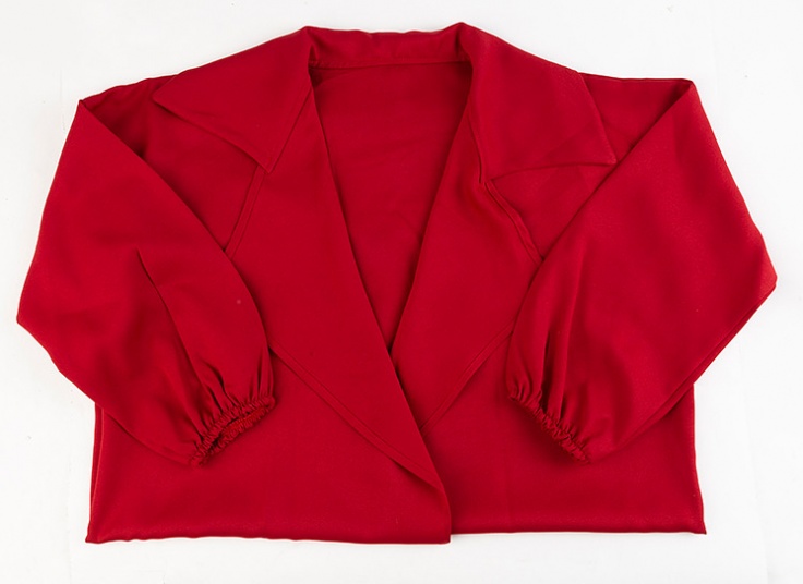 مانتو کرپ یقه انگلیسی