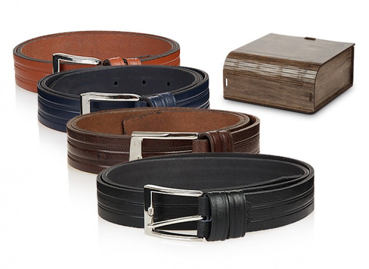 کمربند مردانه چرم طبیعی