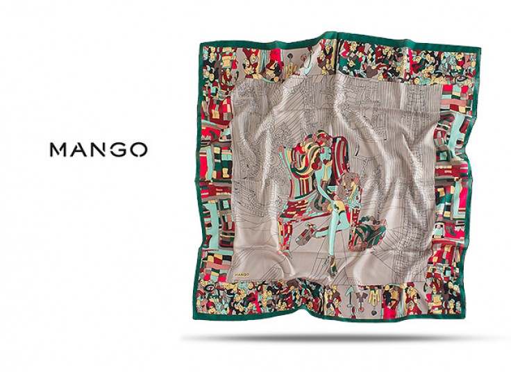 روسری پاییزه MANGO مدل Cubism