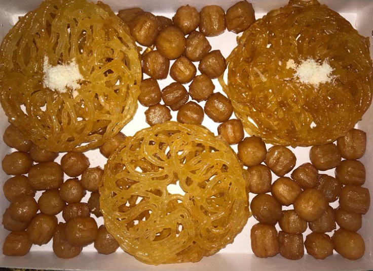 زولبیا و بامیه قنادی ناب
