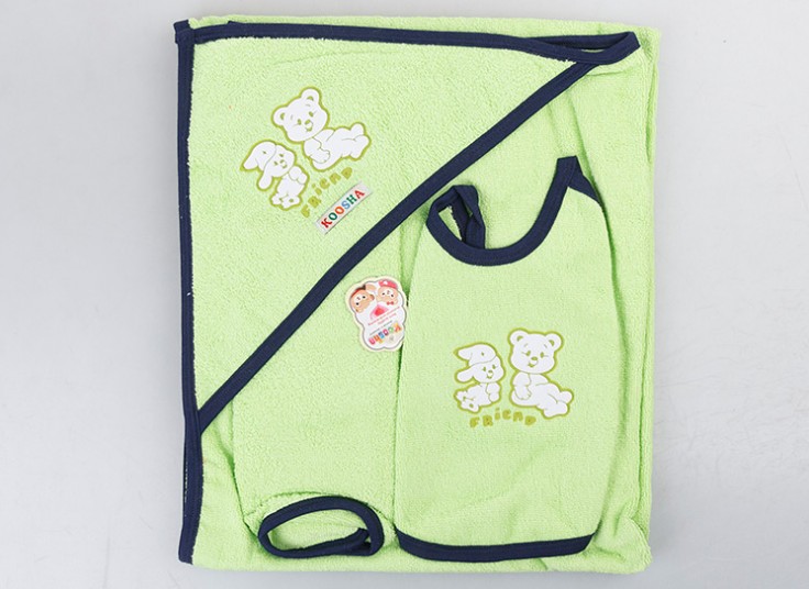 ست چهار تکه حوله نوزادی KOOSHA