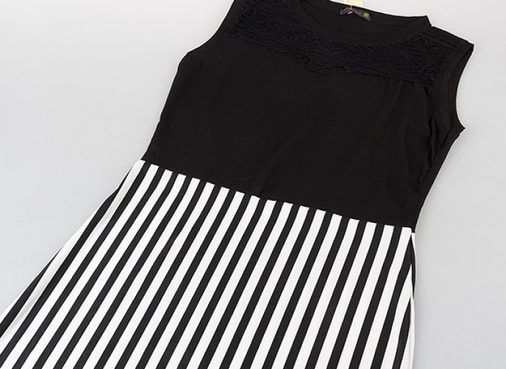 پیراهن زنانه یقه توری