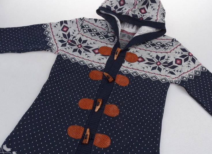 مانتو بافت طرحدار زنانه