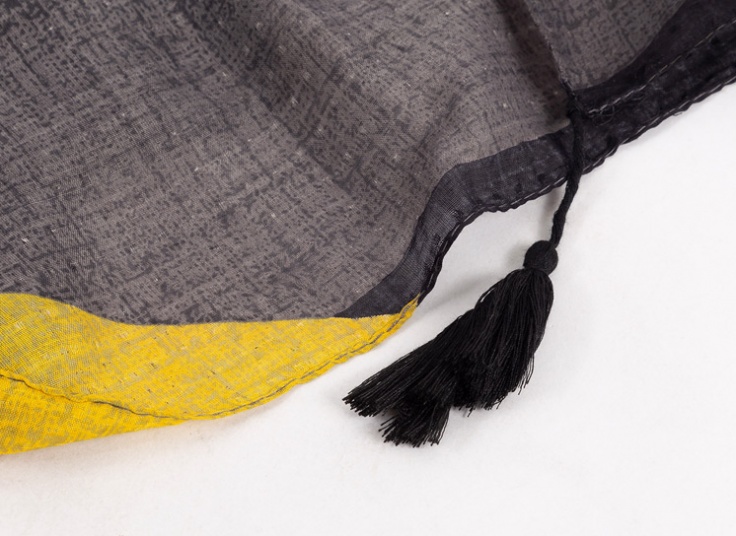 شال نخی چند رنگ تابستانی