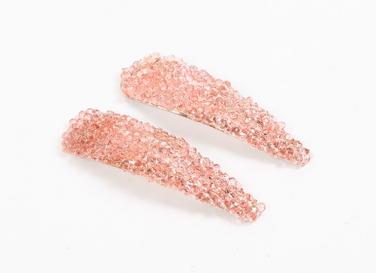 گیره مو دو عددی کریستالی