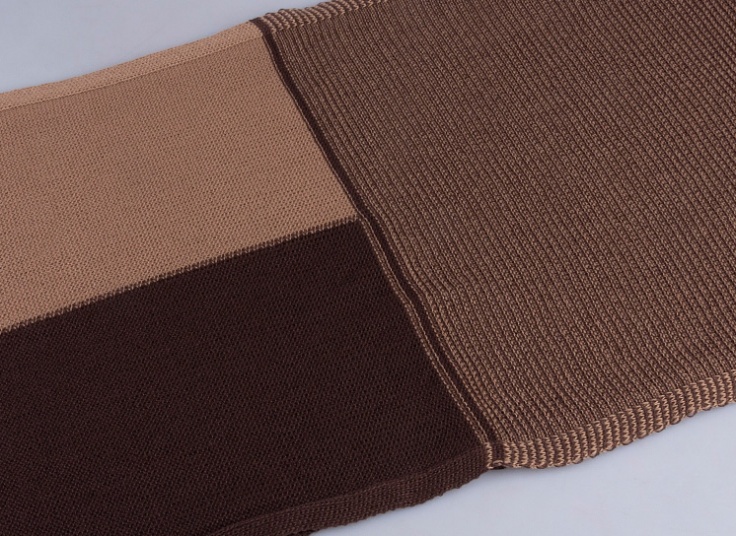 شال بافت زمستانی dichromatic