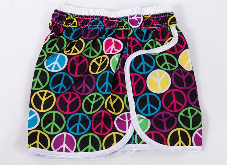 شلوارک زنانه طرح هاوایی