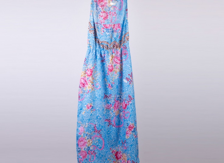 پیراهن ساحلی طرحدار زنانه