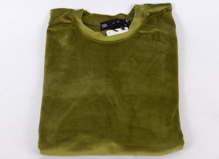 بلوز مردانه مخمل طرح Zara