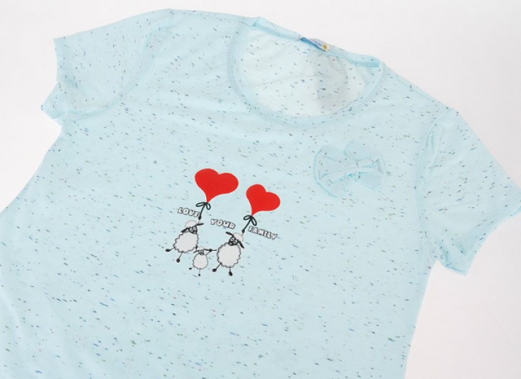 تیشرت زنانه پاپیون دار