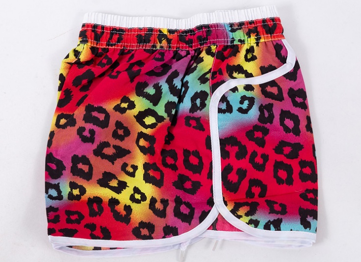 شلوارک زنانه طرح هاوایی