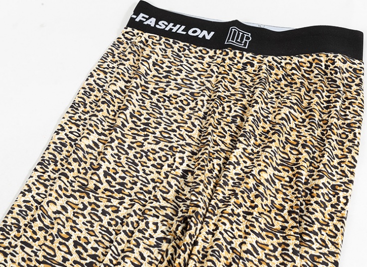 شلوار مخمل پلنگی