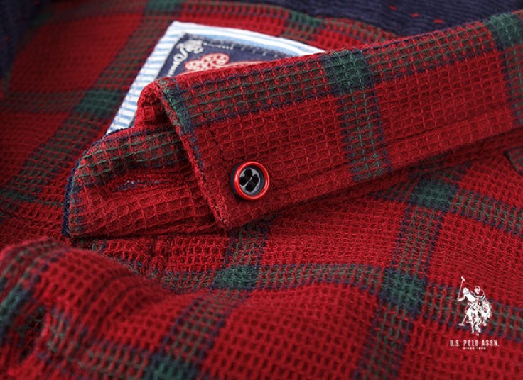 شومیز زنانه چهارخانه POLO