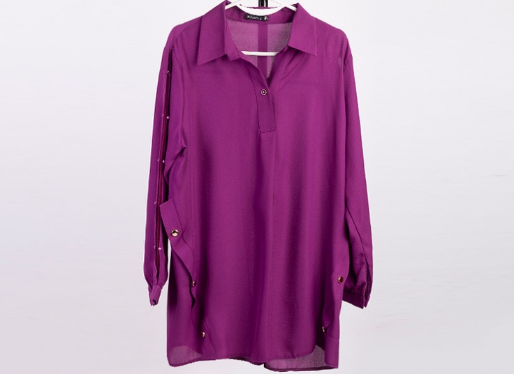 شومیز بلند کرپ حریر زنانه