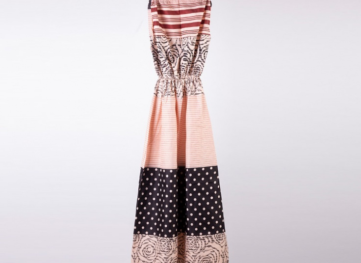 پیراهن ساحلی طرحدار زنانه