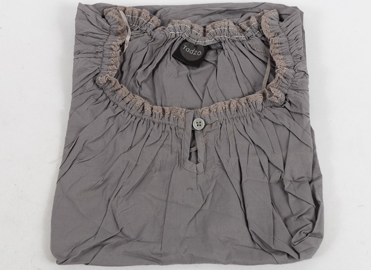 شومیز یقه دکمه دار فانوسی Tadzo