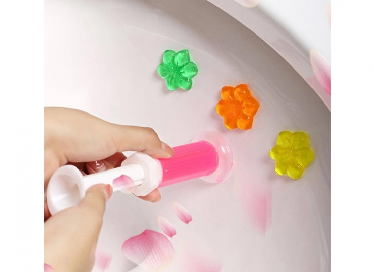 ژل تمیزکننده توالت طرح گل