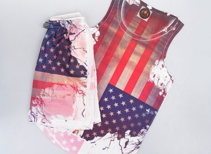 ست رکابی و شلوارک مردانه kian ersi