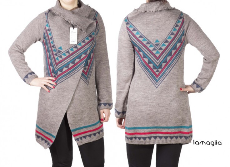 پانچو بافت اسپرت Lamaglia