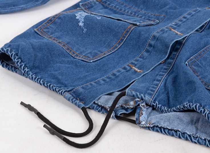 کت جین زنانه کلاهدار