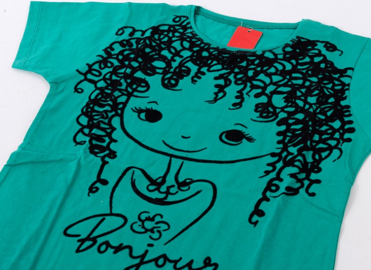 ست تیشرت و شلوار دخترانه طرحدار