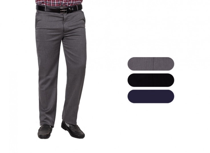 شلوار مردانه پارچه ای راسته