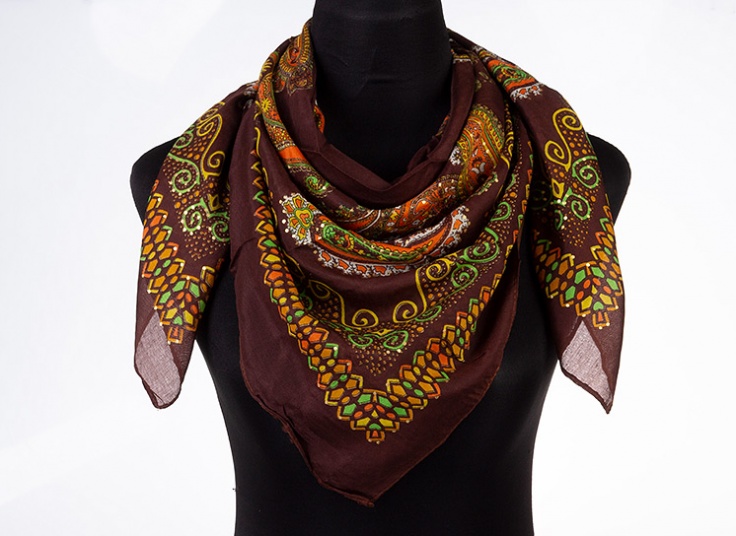 روسری نخی بته جقه Golden dot