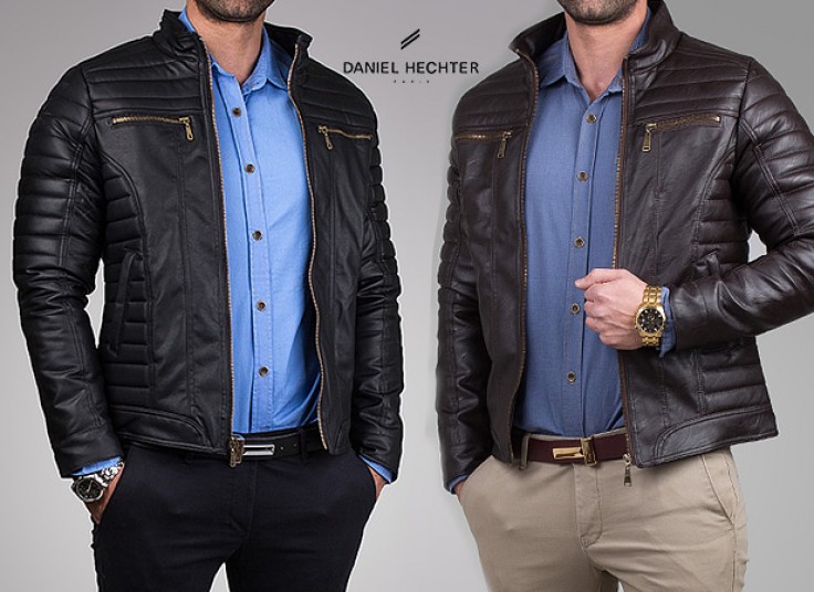 کاپشن چرم DANIEL HECHTER
