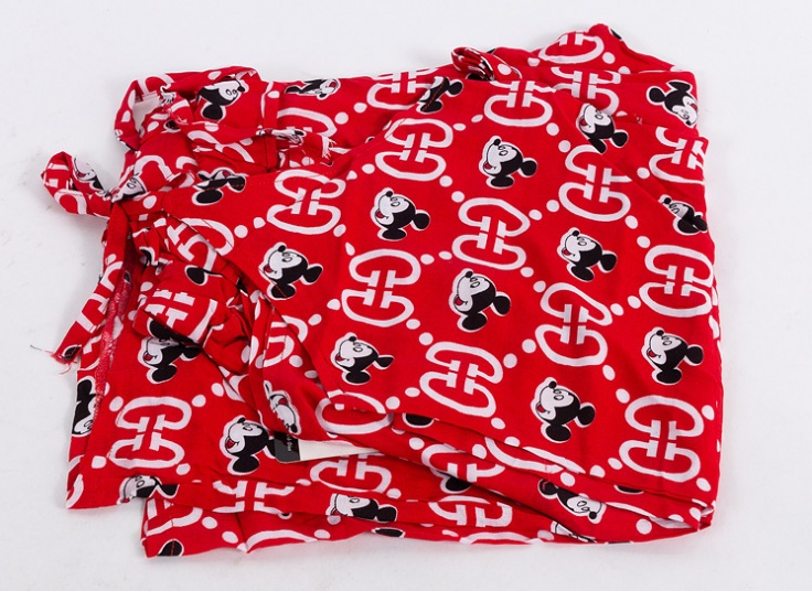 تاپ و شلوارک نخی طرحدار