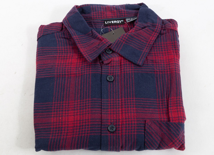 پیراهن پشمی چهار خانه Livergy