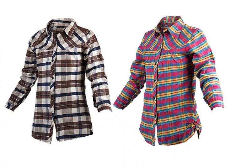 شومیز پاییزه زنانه Checkered