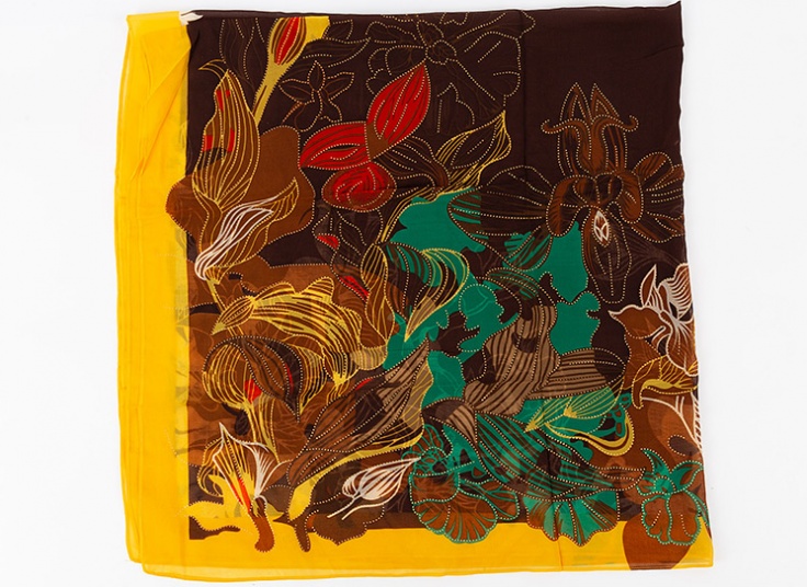 روسری گلدار زنانه