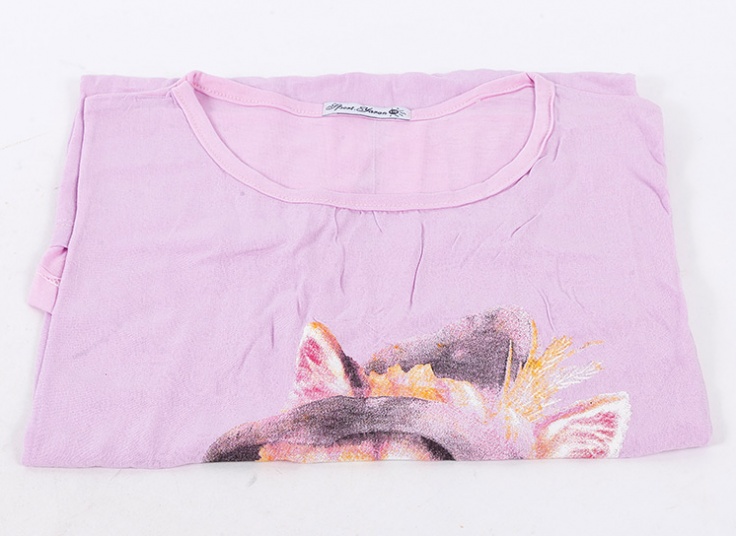 تاپ جلو نخی طرح گربه کد15825