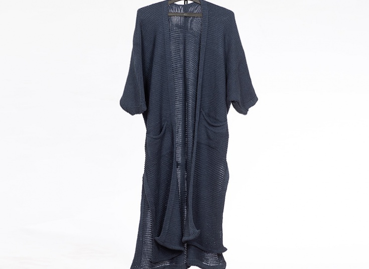 مانتو بافت زنانه جلو باز