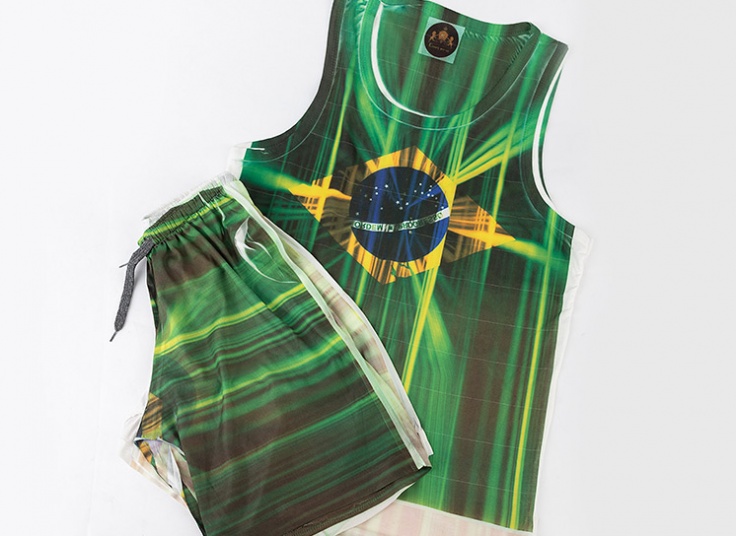 رکابی و شلوارک مردانه طرح‌دار Kian ersi