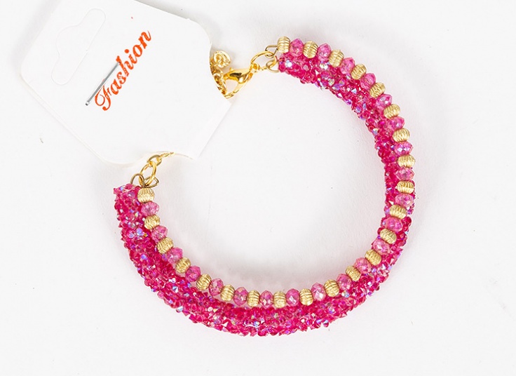 دستبند طرح کریستال