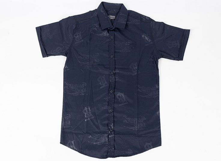 پیراهن آستین کوتاه طرح Burberry