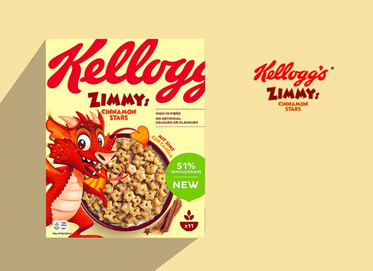 کورن فلکس Kelloggs زیمیز ستاره ای دارچینی 330 گرمی
