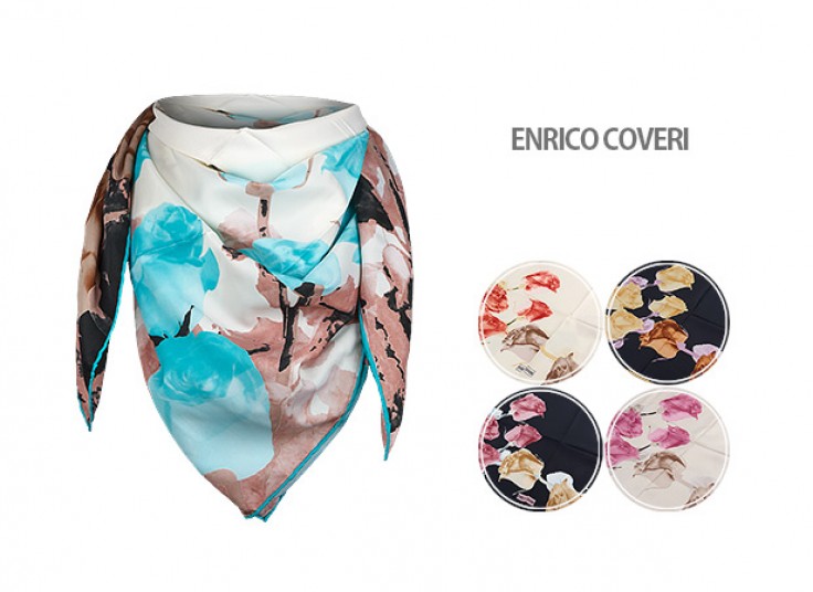 روسری ساتن Enrico Coveri