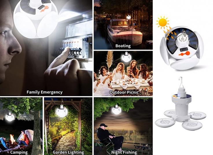 لامپ شارژی خورشیدی مدل 2029