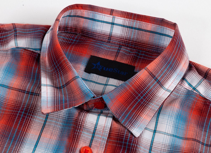 پیراهن چهارخانه Blue Star