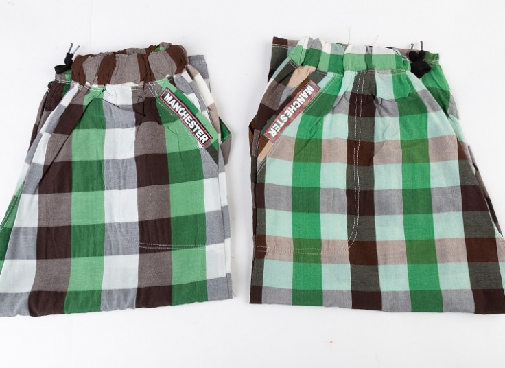 شلوارک راحتی مردانه چهارخانه