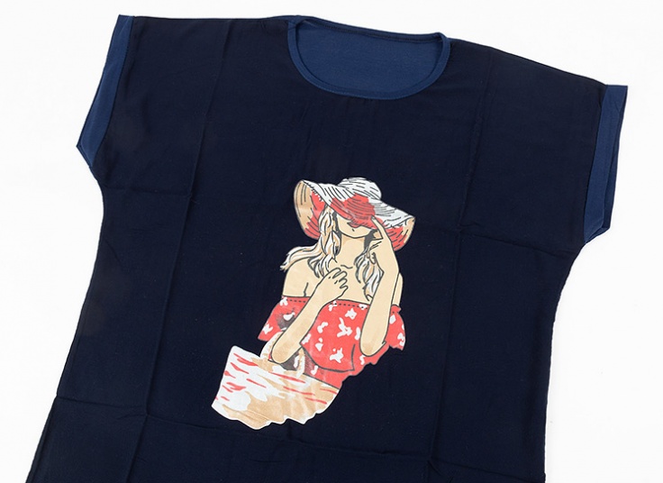 تیشرت زنانه چاپدار