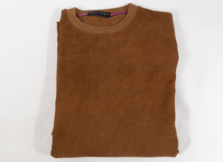 تیشرت مخمل مردانه Zara