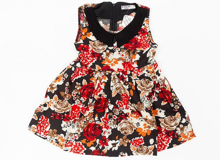 سارافون بچگانه یقه دار