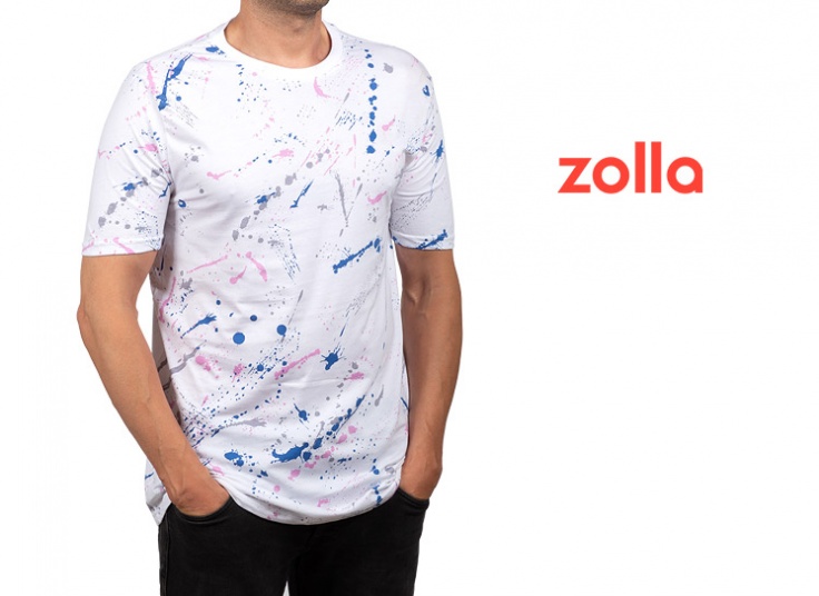 تیشرت مردانه آبرنگی Zolla