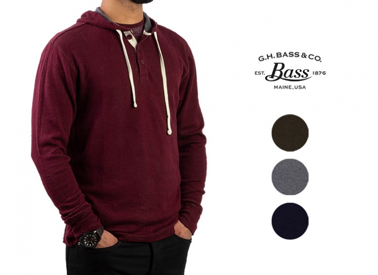 بلوز مردانه کلاه دار Bass