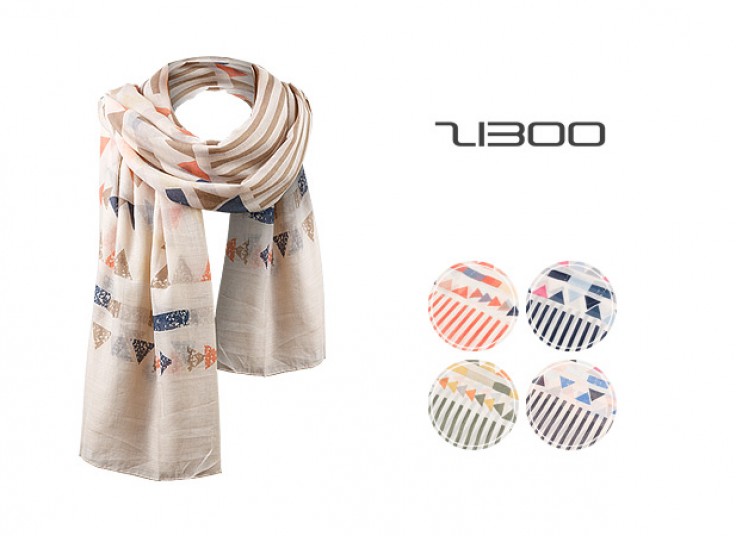 شال هندسی بهاره ZIBOO