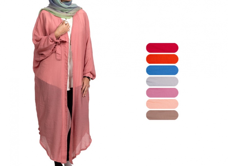 مانتو خفاشی آستین گره ای