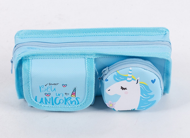 جامدادی طرح یونیکورن جیب دار